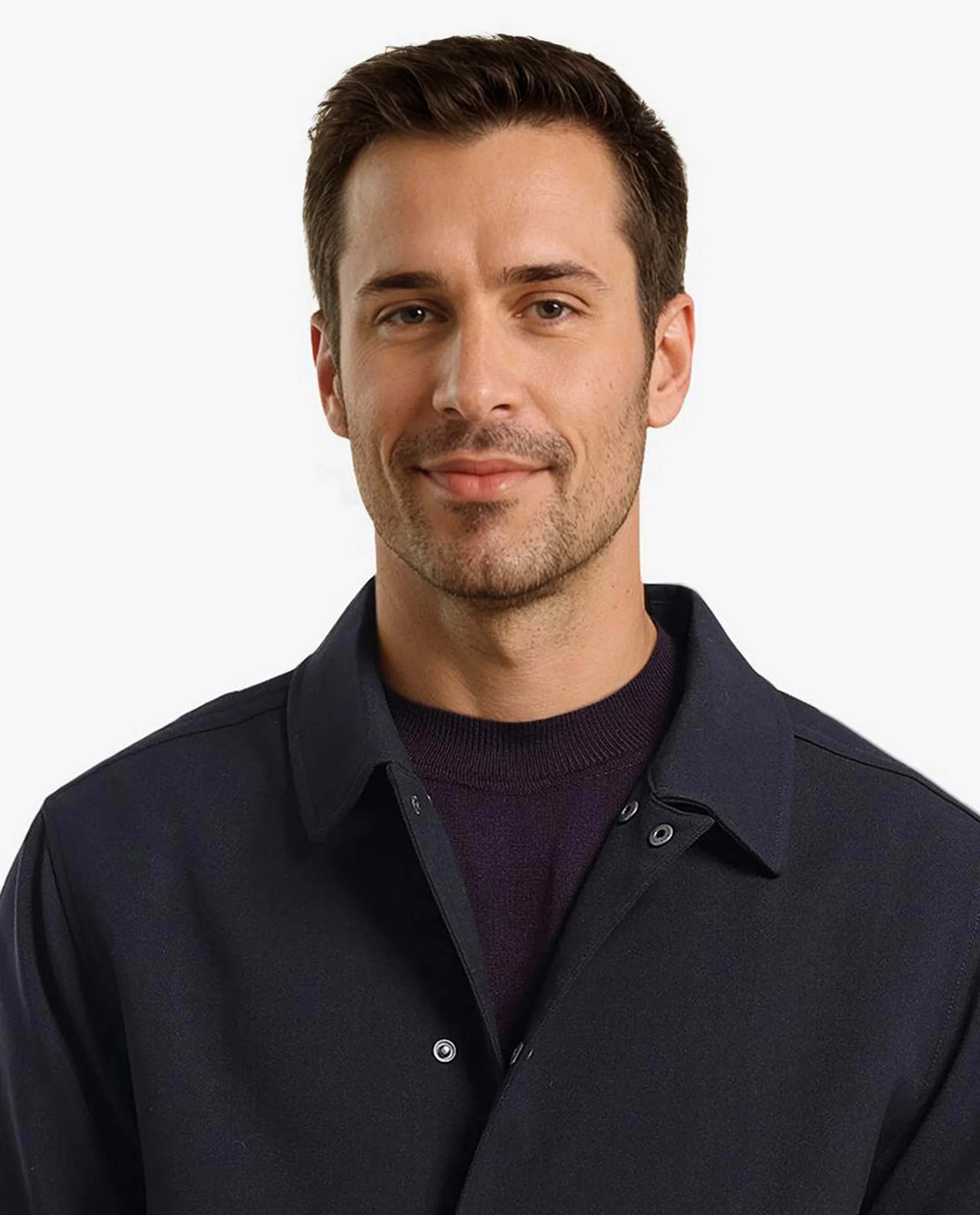 Rare Rabbit Men's Brant Black Rayon Plain Relaxed Fit Full Sleeve Collared Shacket - Image 3