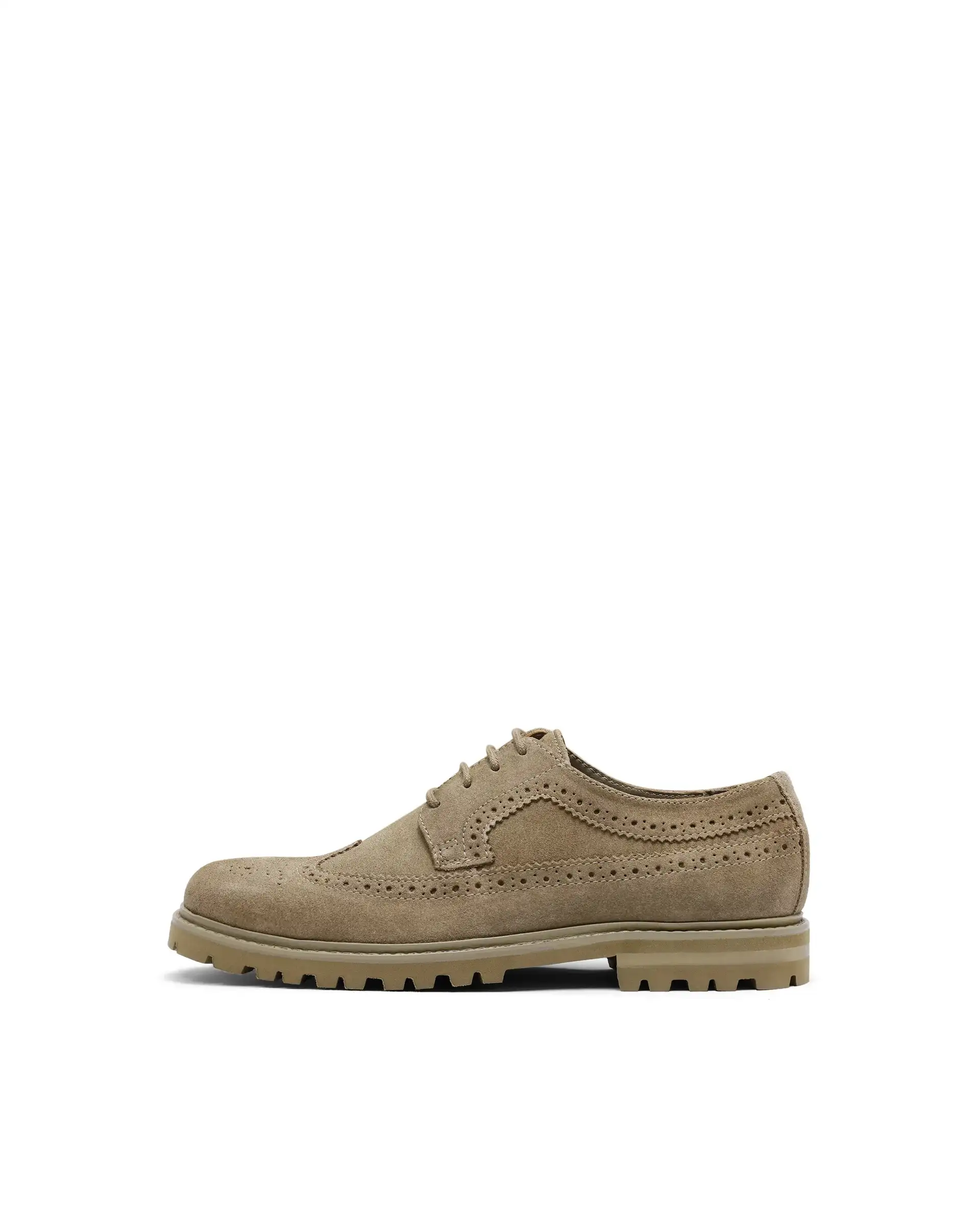 Rare Rabbit Men Brix Camel Suede Lace-Up Closure Shoes - Image 9