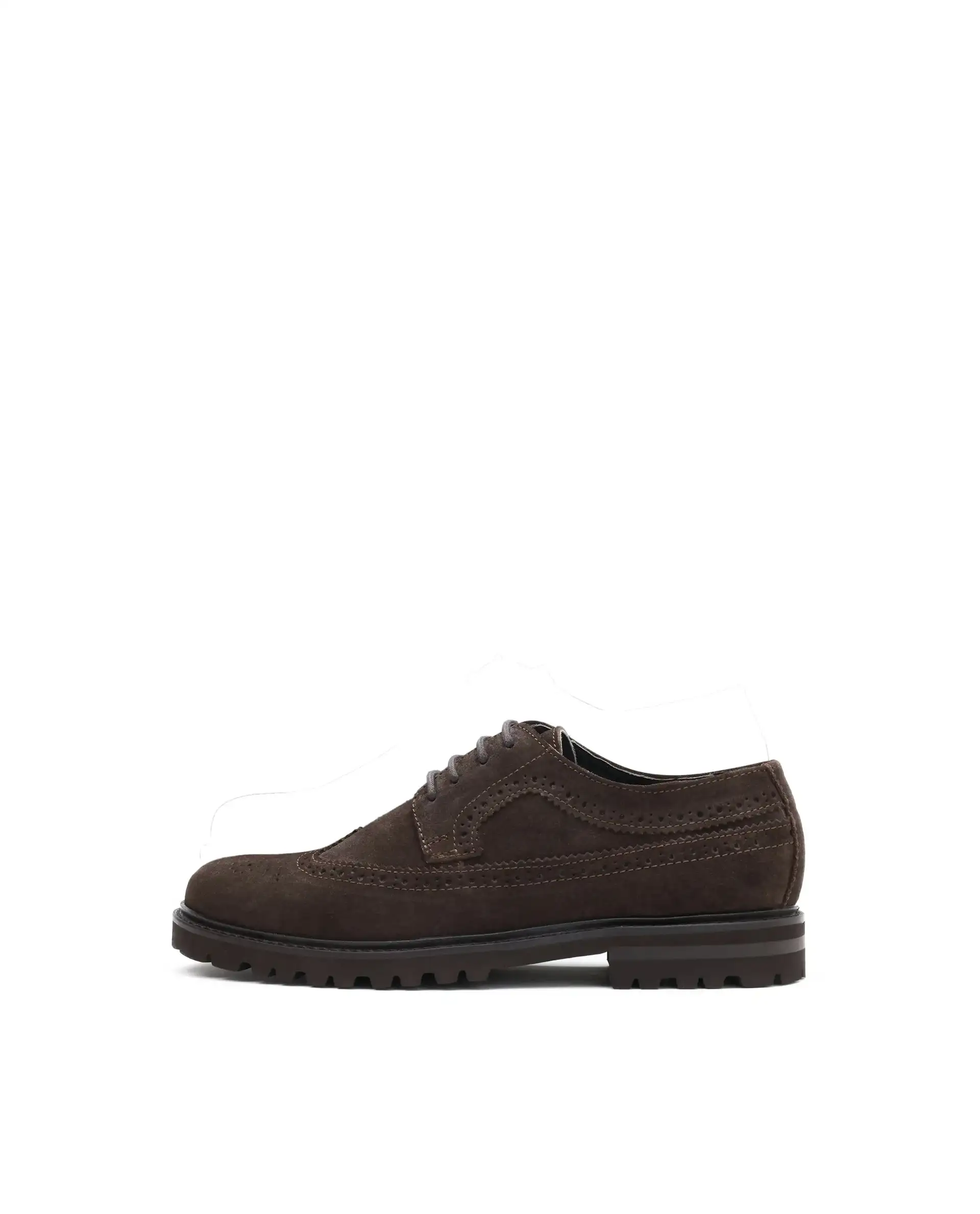 Rare Rabbit Men Brix Coffee Suede Lace-Up Closure Shoes - Image 3