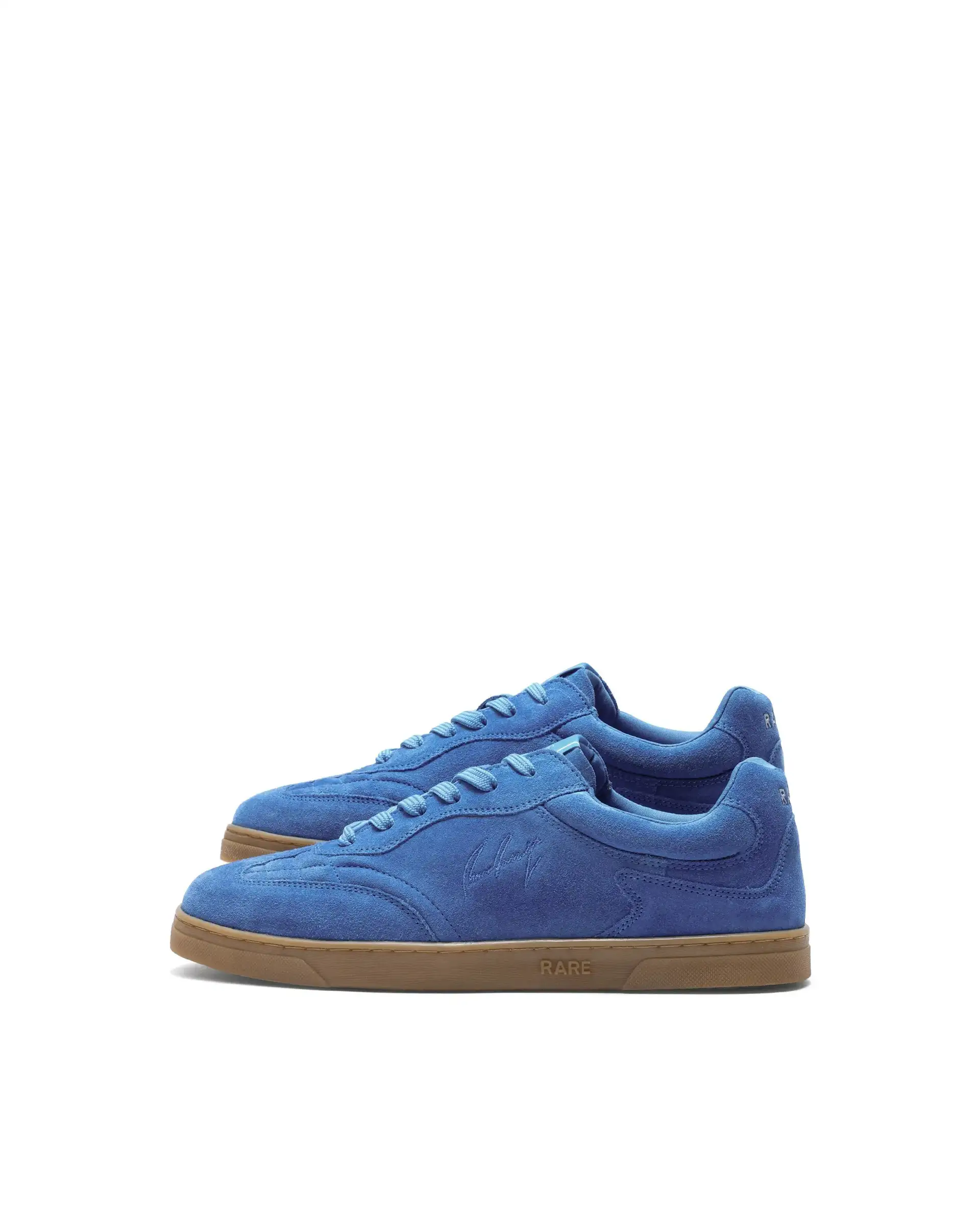 Rare Rabbit Men's Burnie Blue Lace-Up Closure Suede Sneaker - Image 7