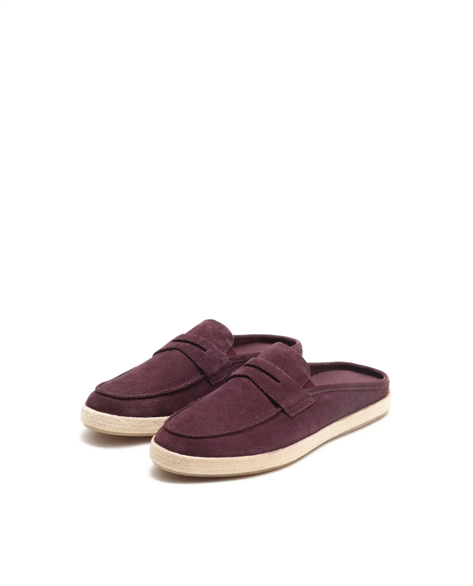 Rare Rabbit Men Diago Bordo Suede Leather Slip-On Closure Shoes - Image 3