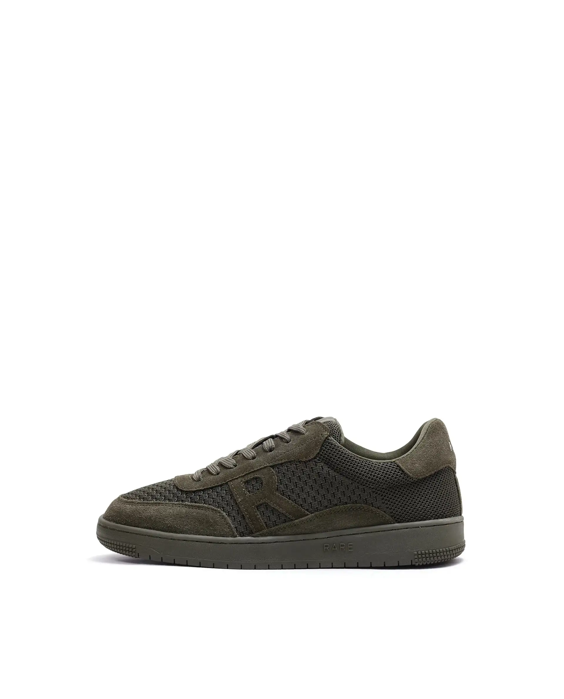 Rare Rabbit Men's Flint Olive Lace-Up Closure Sneaker