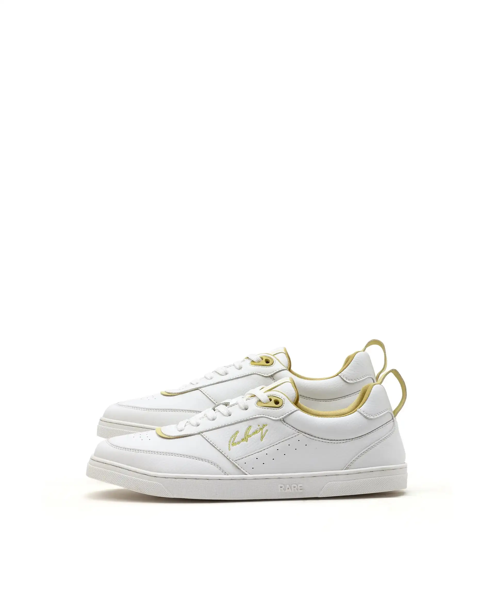 Rare Rabbit Men's Garen Yellow Micro Fibercausal Sneaker - Image 5