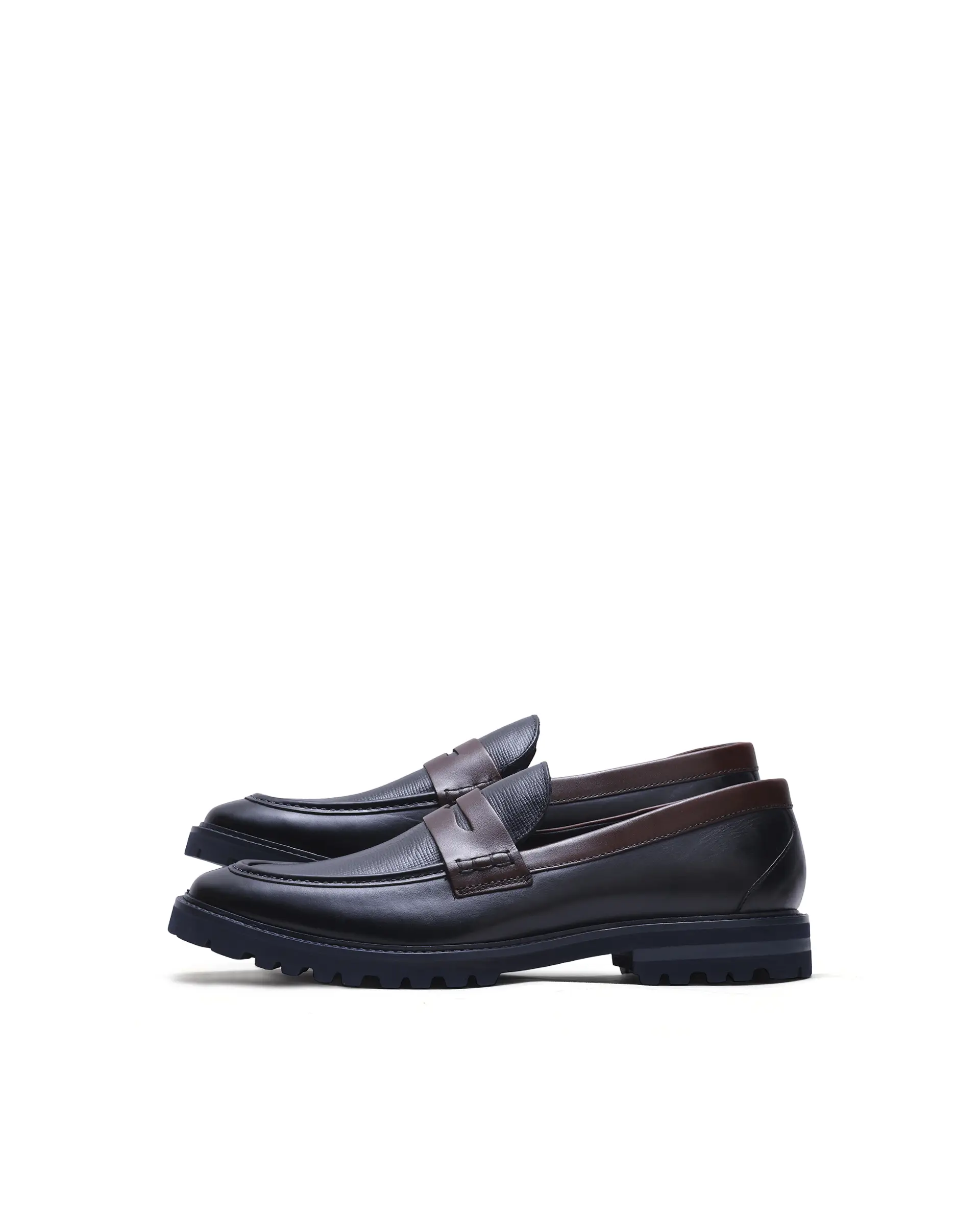 Rare Rabbit Men's Garfield Navy Leather Mocassin - Image 6