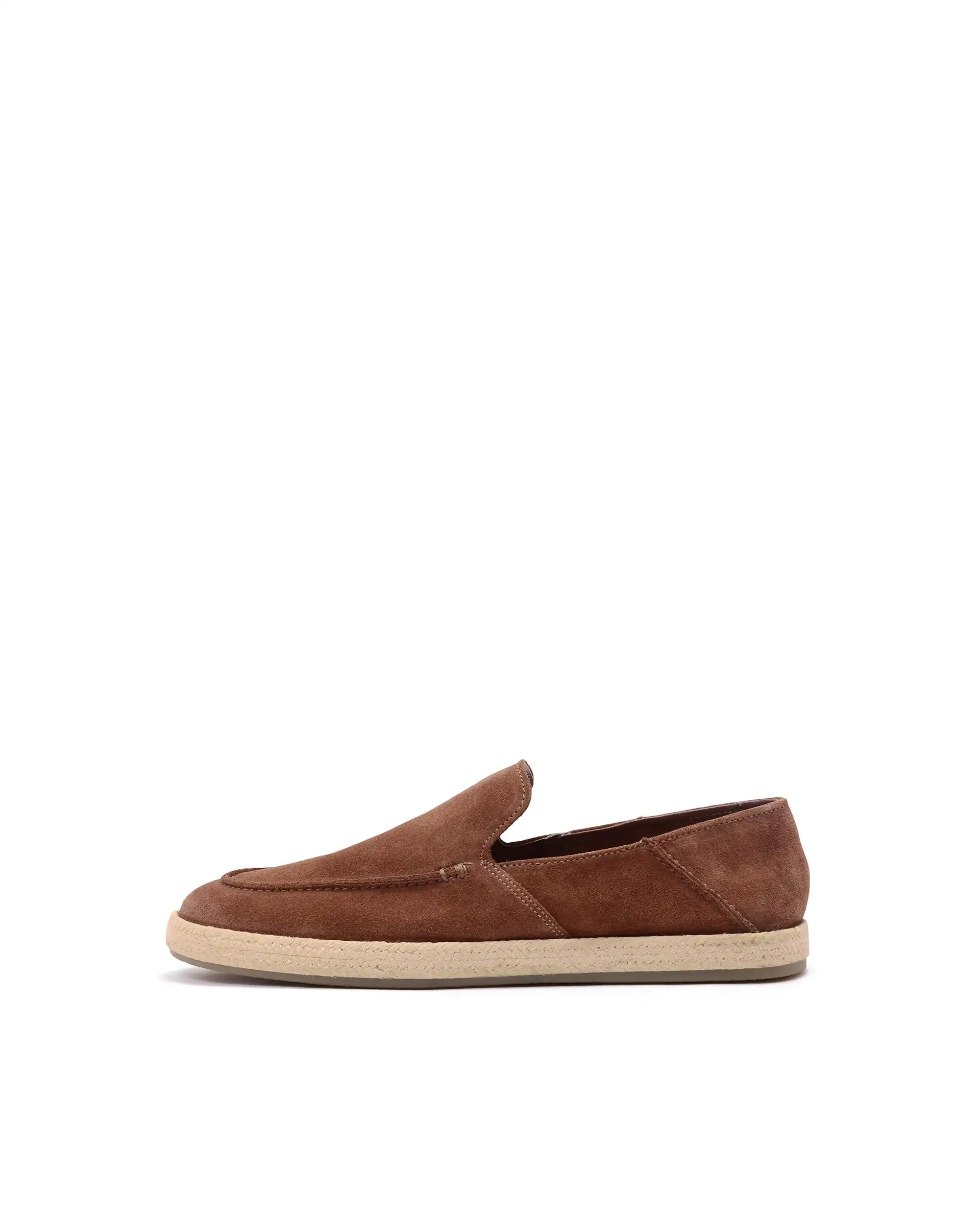 Rare Rabbit Men Havana Camel Suede Leather Slip-On Closure Shoes - Image 3