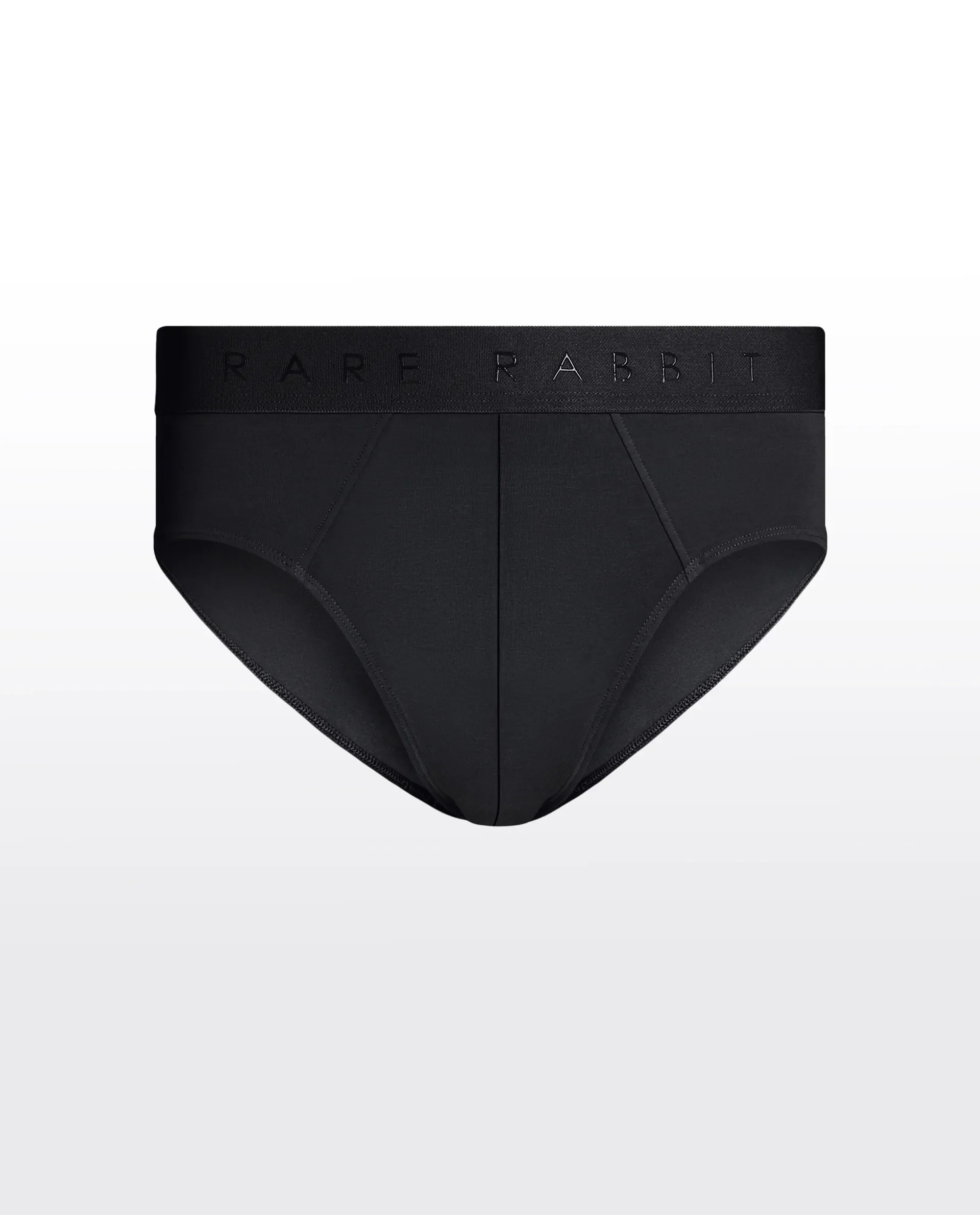 Rare Rabbit Men Hither Black Soft Cotton Stretch Briefs