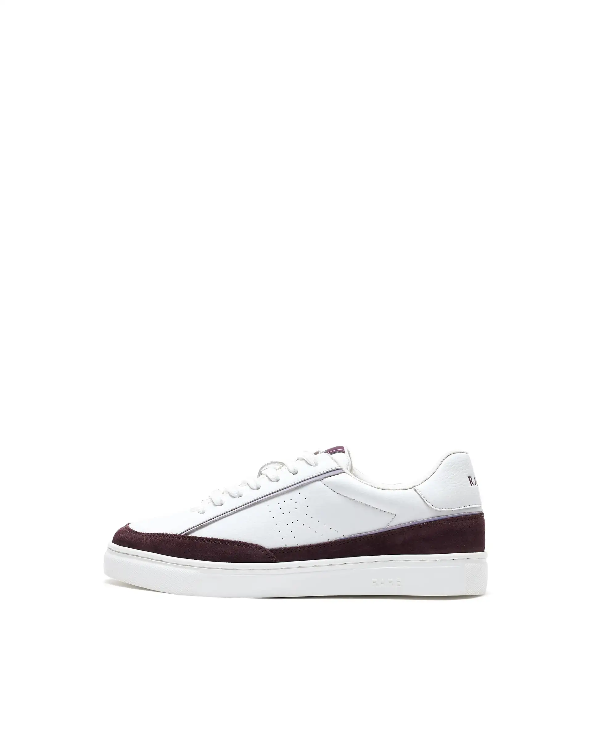 Rare Rabbit Men's Kennen Purple Micro Fiber Causal Sneaker