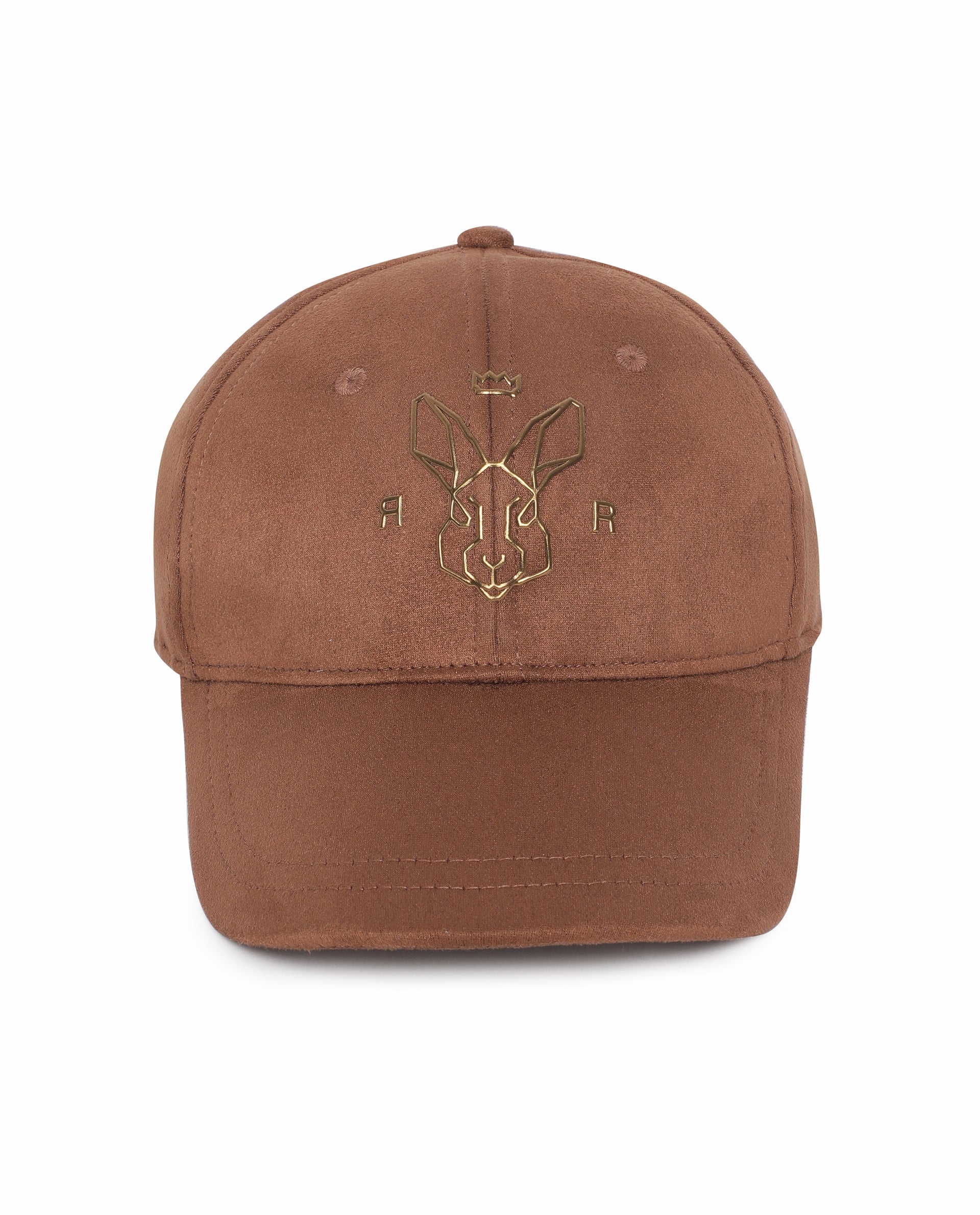 Rare Rabbit Kevin-2 Brown Cap Velvet Fabric