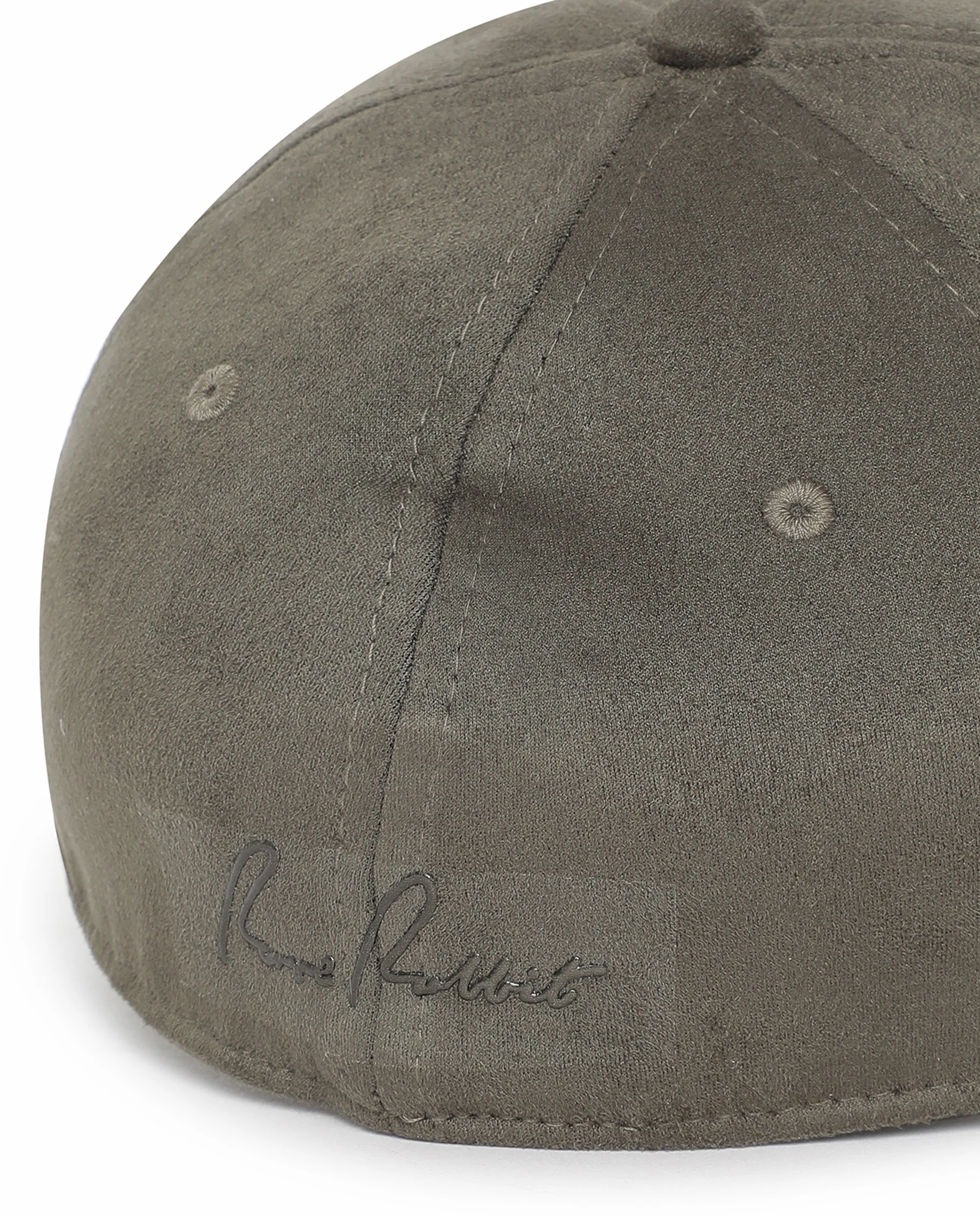 Rare Rabbit Kevin-2 Olive Cap Velvet Fabric - Image 3