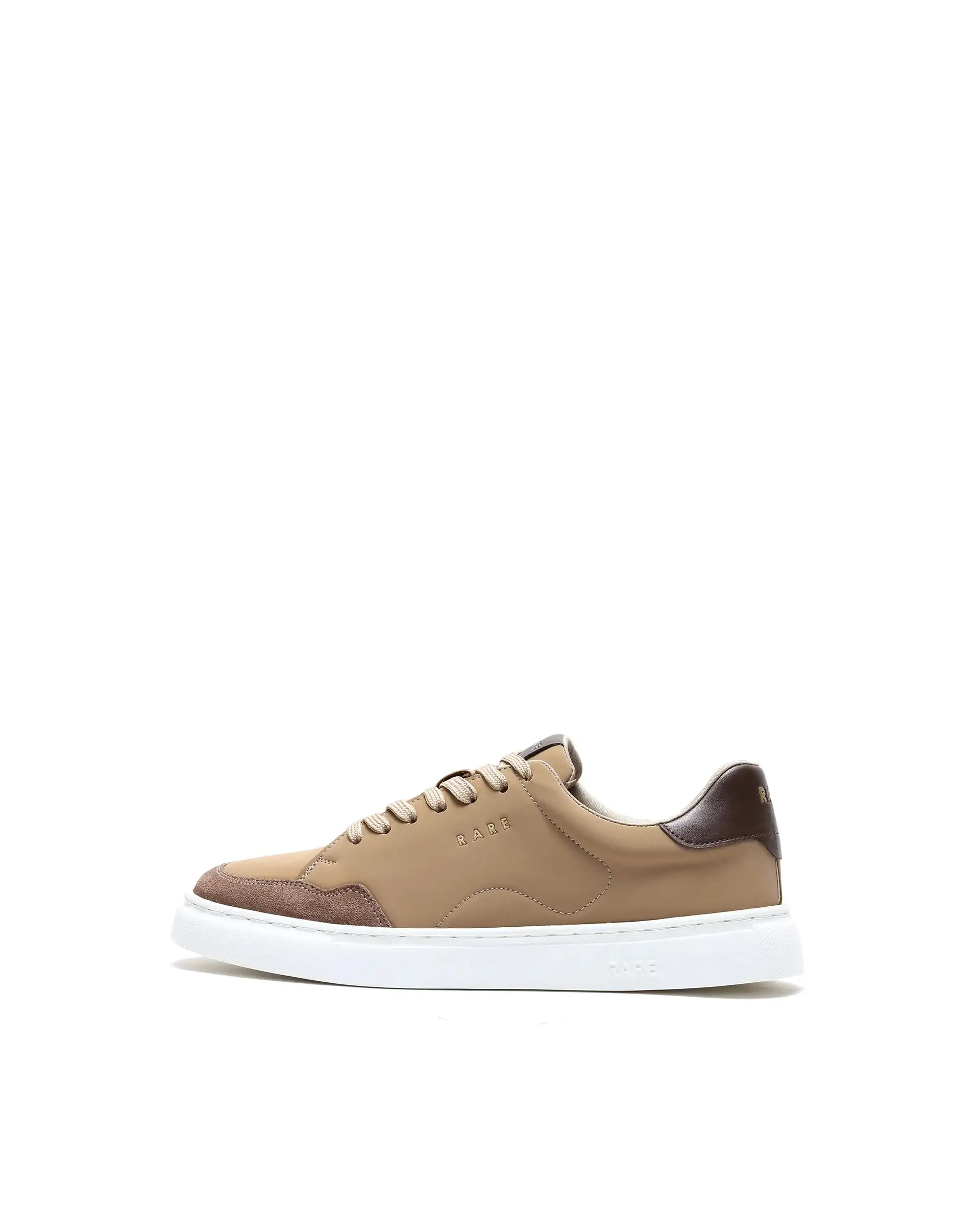 Rare Rabbit Men's Mawi Light Brown Micro Fiber Causal Sneaker - Image 9