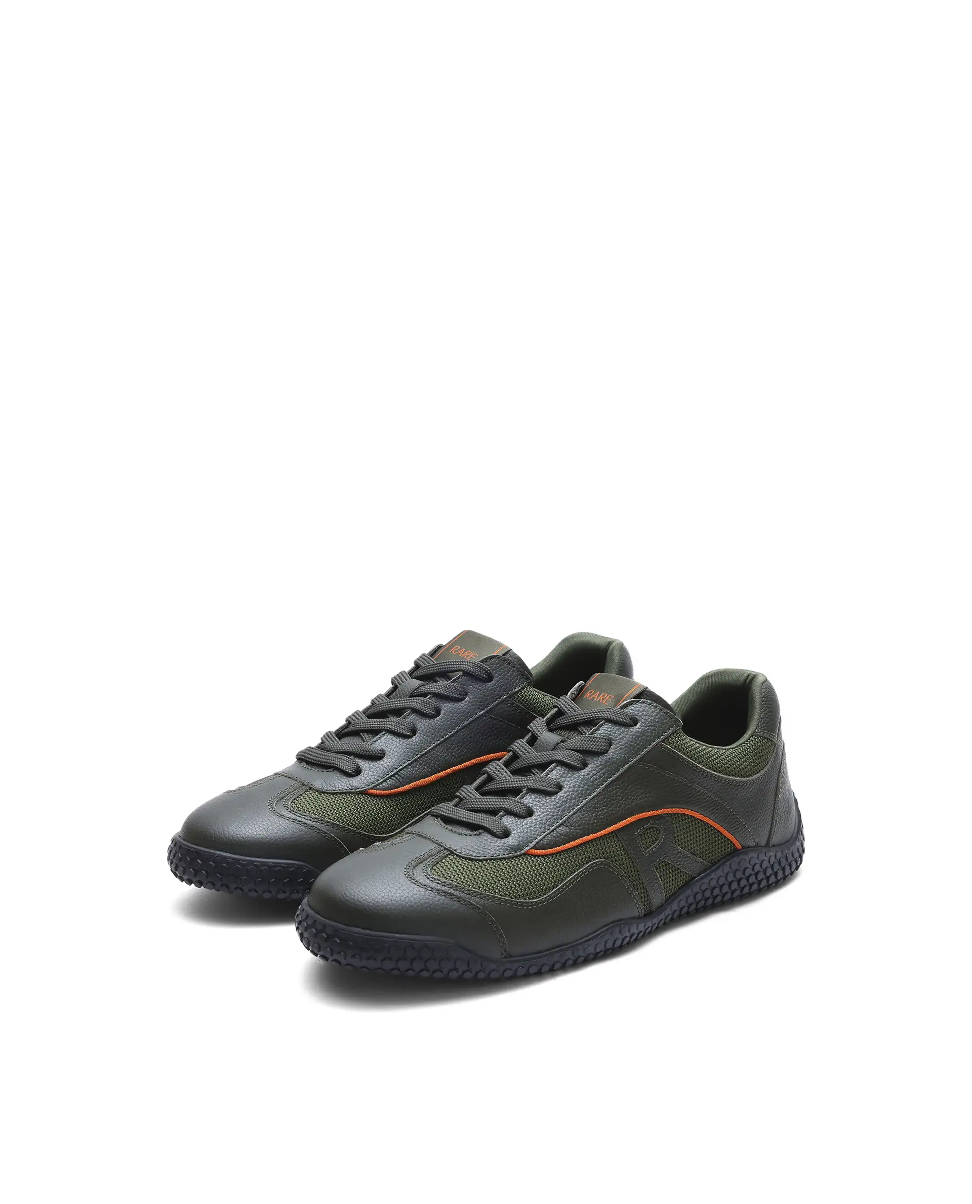 Rarez Men's Nosta Olive Suede Sneaker - Image 3