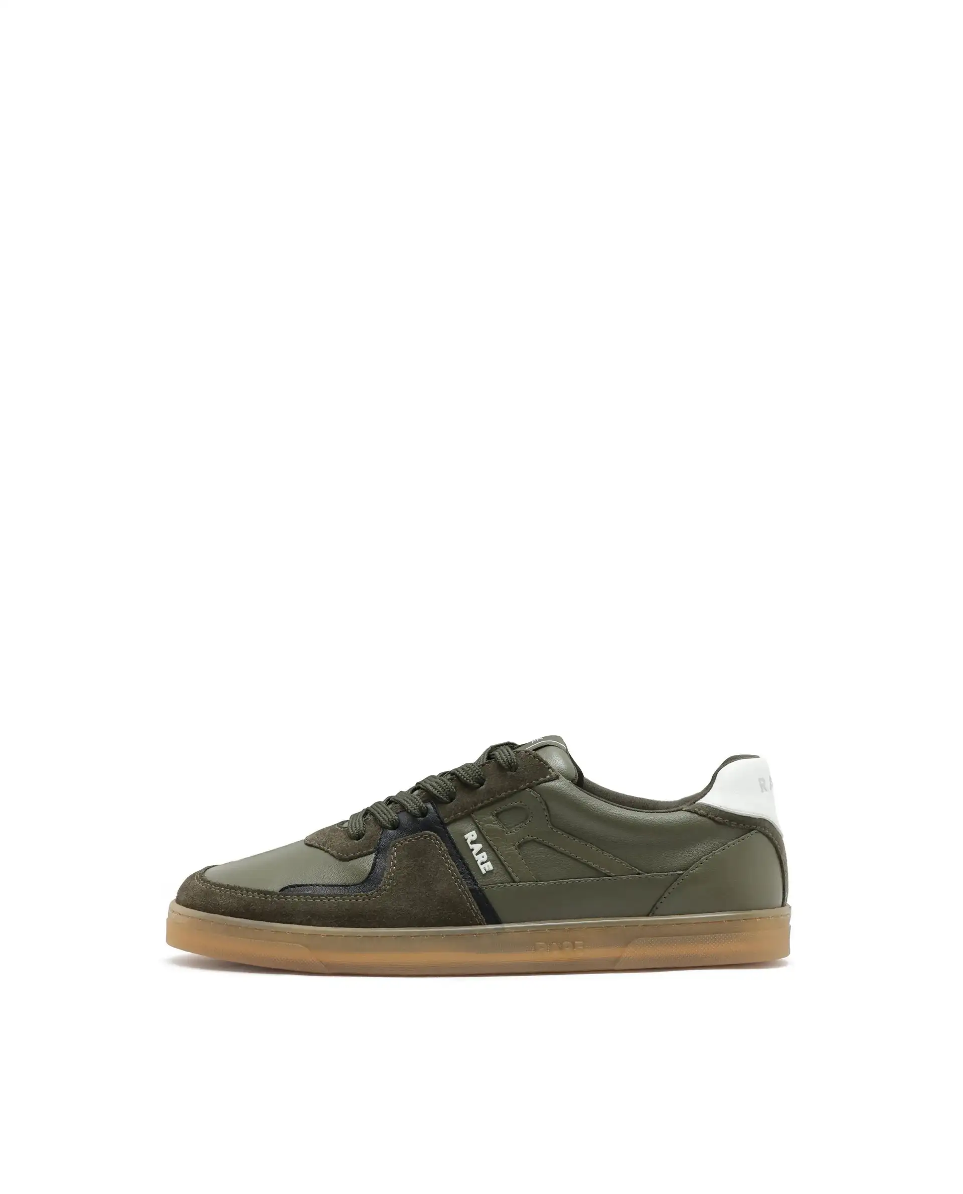 Rare Rabbit Men Pegasus Olive Lace-Up Shoes