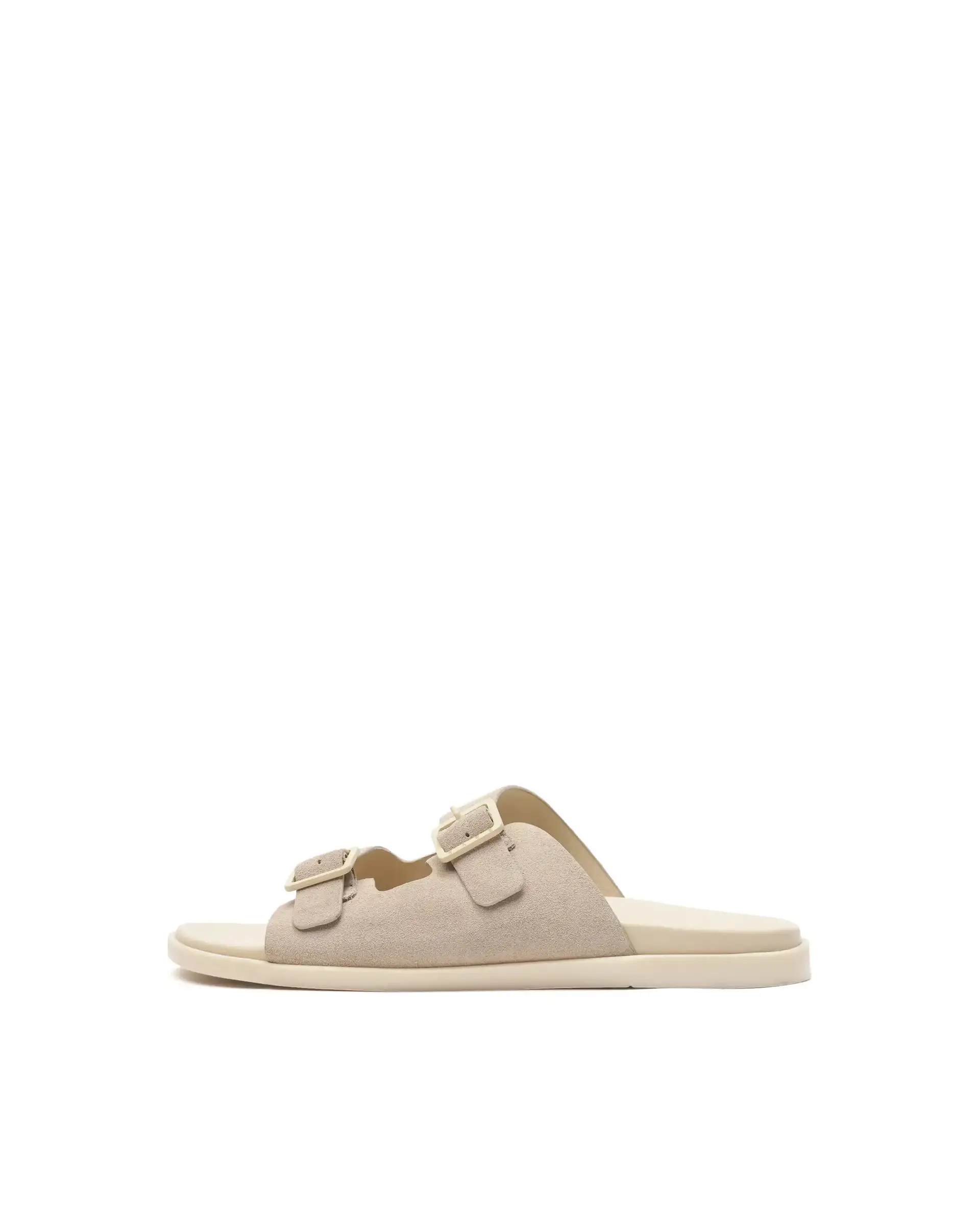 Rare Rabbit Men's Raro Beige Leather Slip-On Closure Sandal - Image 8