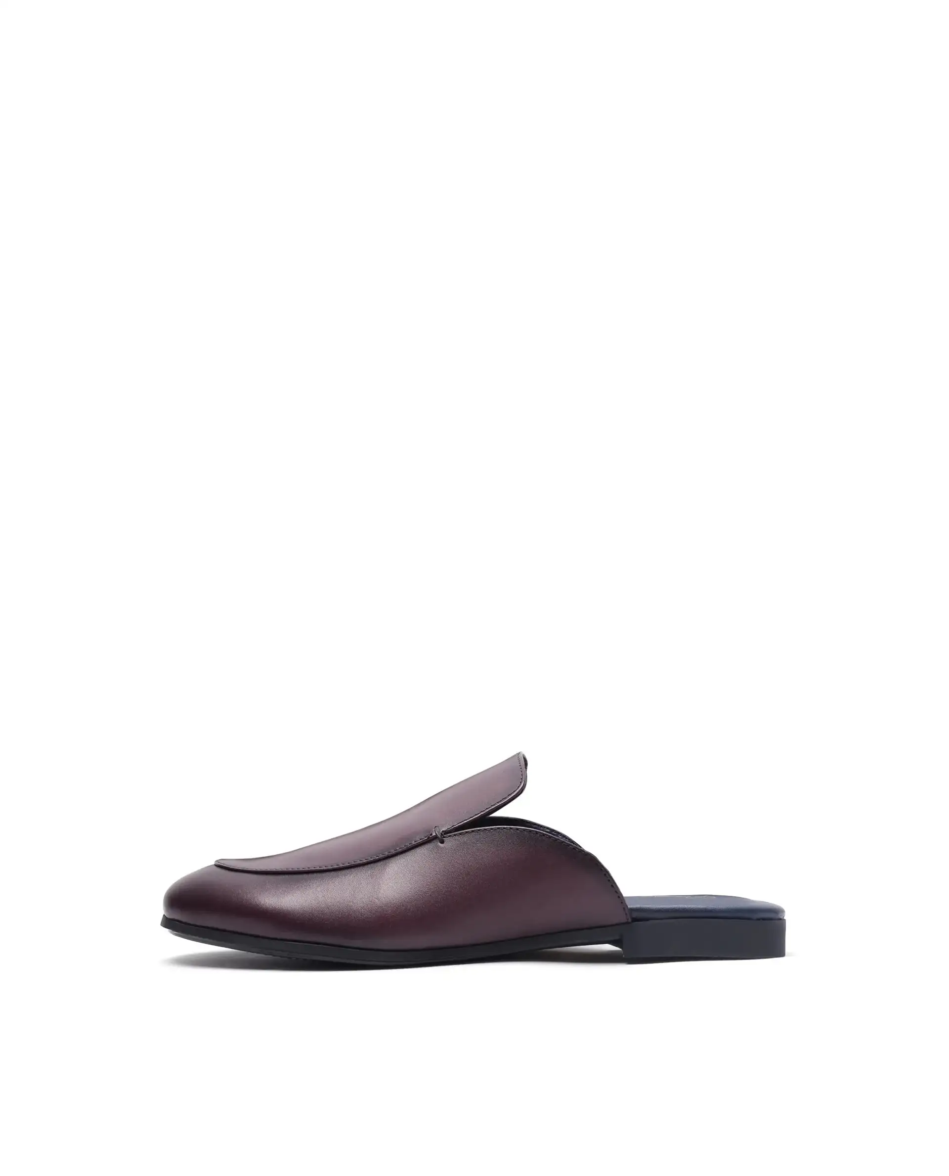 Rare Rabbit Men Sydney Burgundy Slip-On Mule