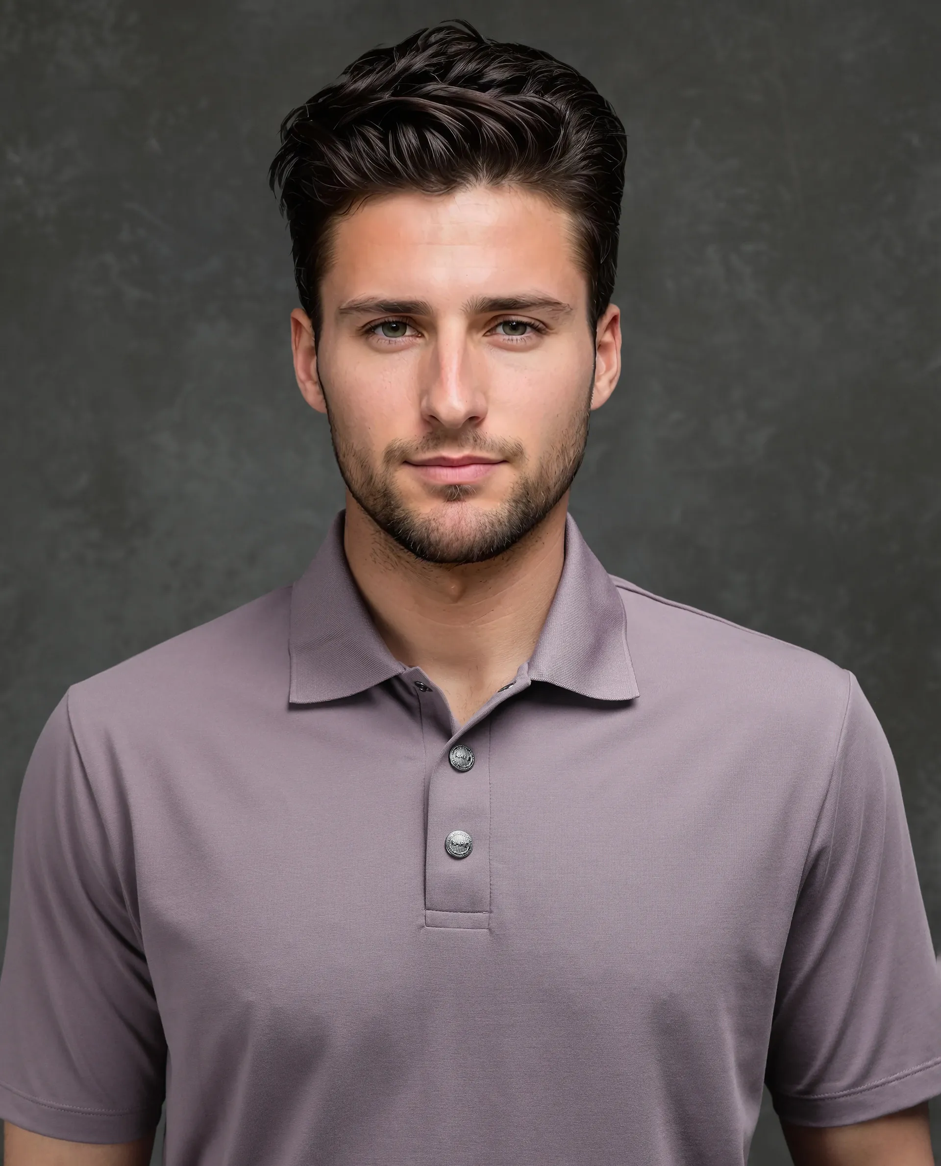 Rare Rabbit Men's Tang-25 Dusky Pink Cotton Plain Regular Fit Half Sleeve Polo - Image 7