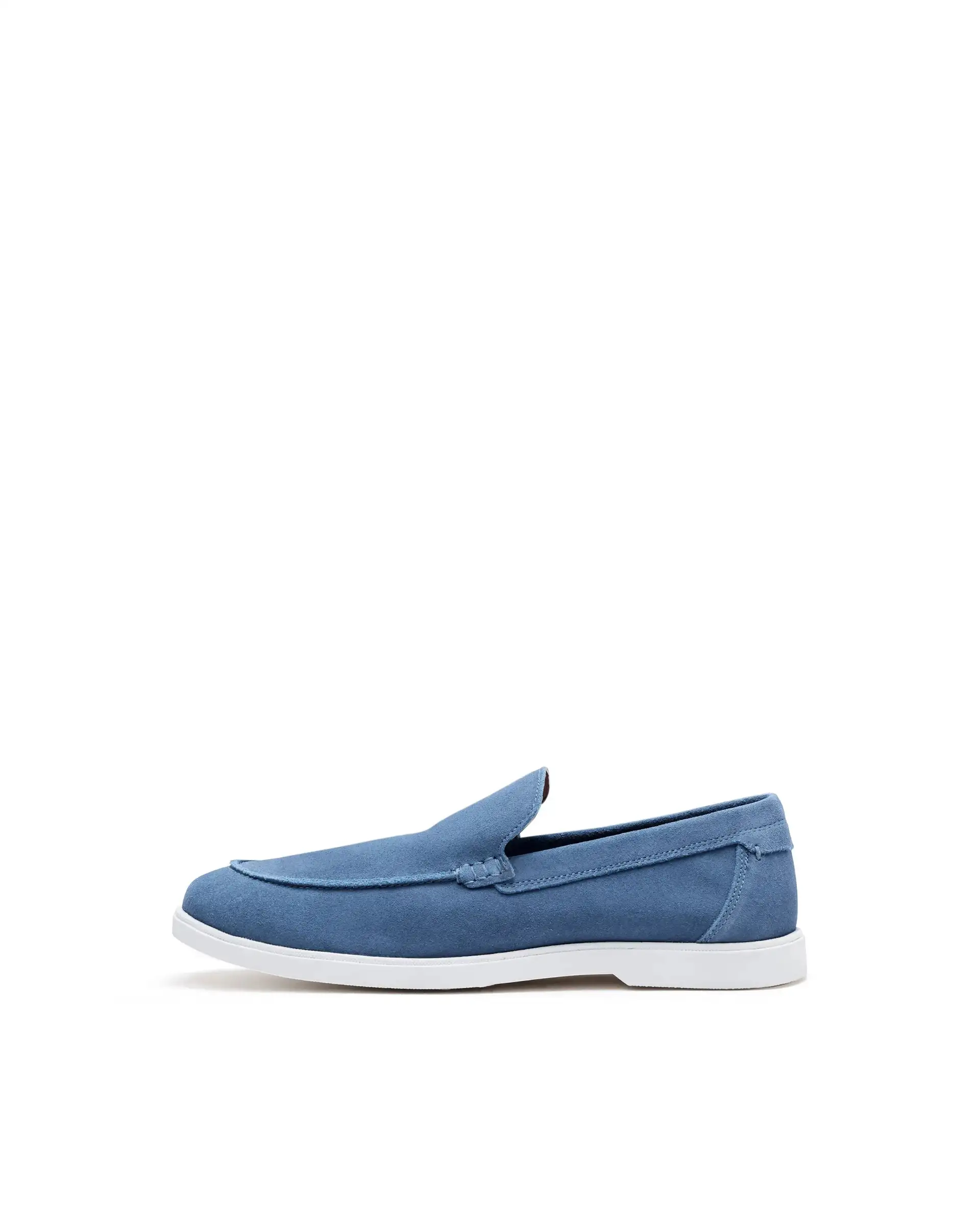 Rare Rabbit Men Velour Aqua Suede Leather Slip-On Closure Loafer - Image 9