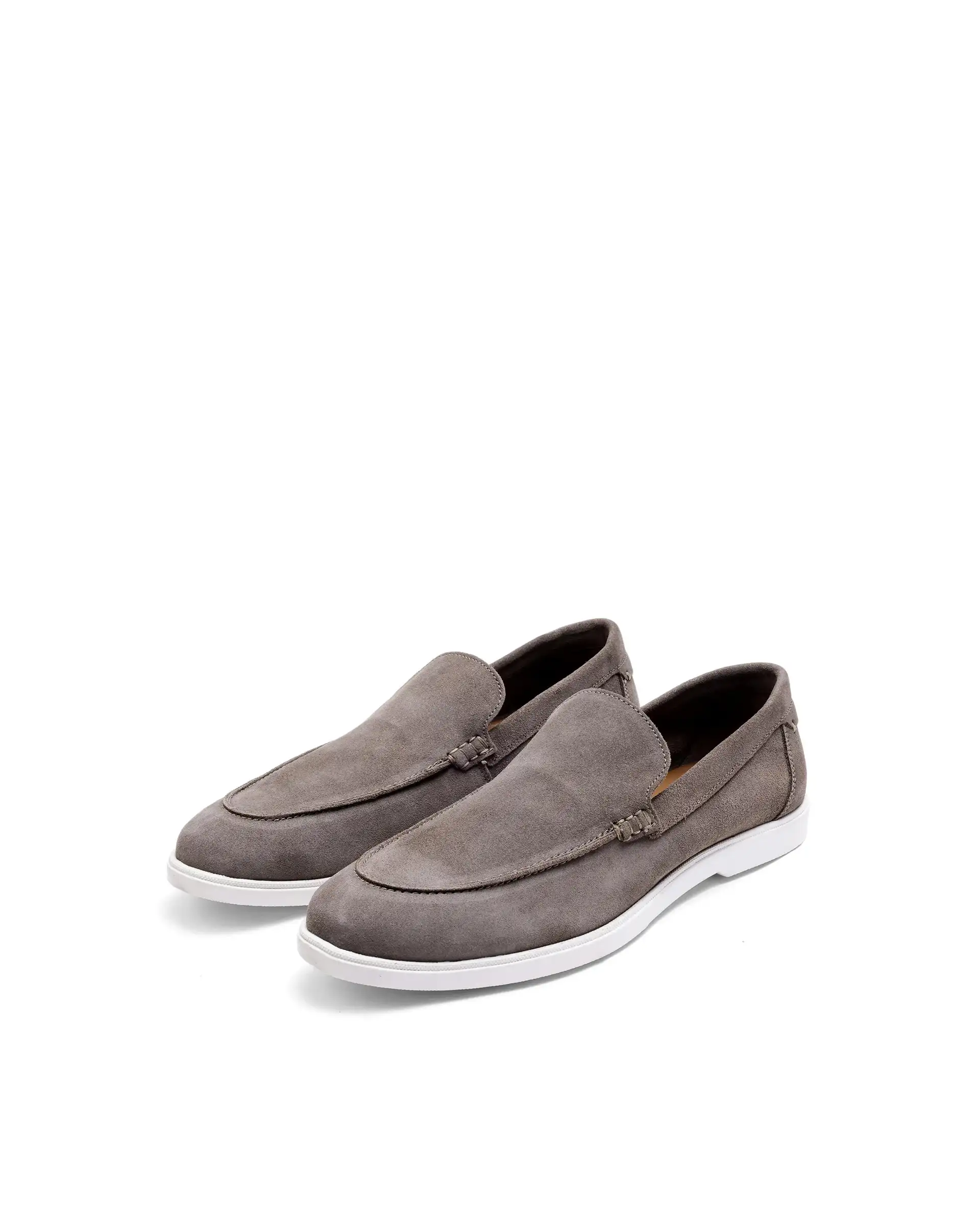Rare Rabbit Men Velour Fawn Suede Leather Slip-On Closure Loafer - Image 2