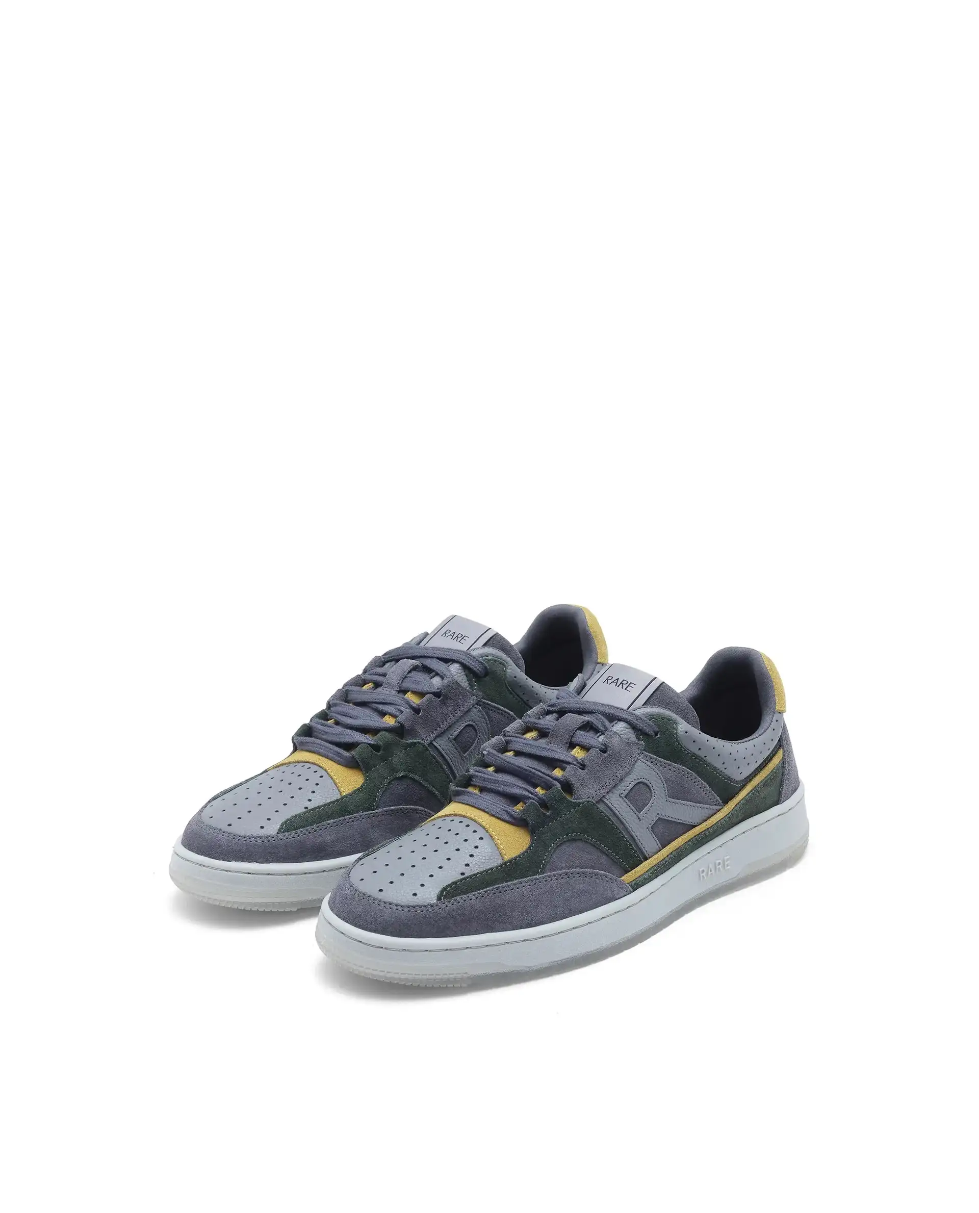 Rare Rabbit Men Voyage Dark Grey Lace-Up Closure Sneaker - Image 3