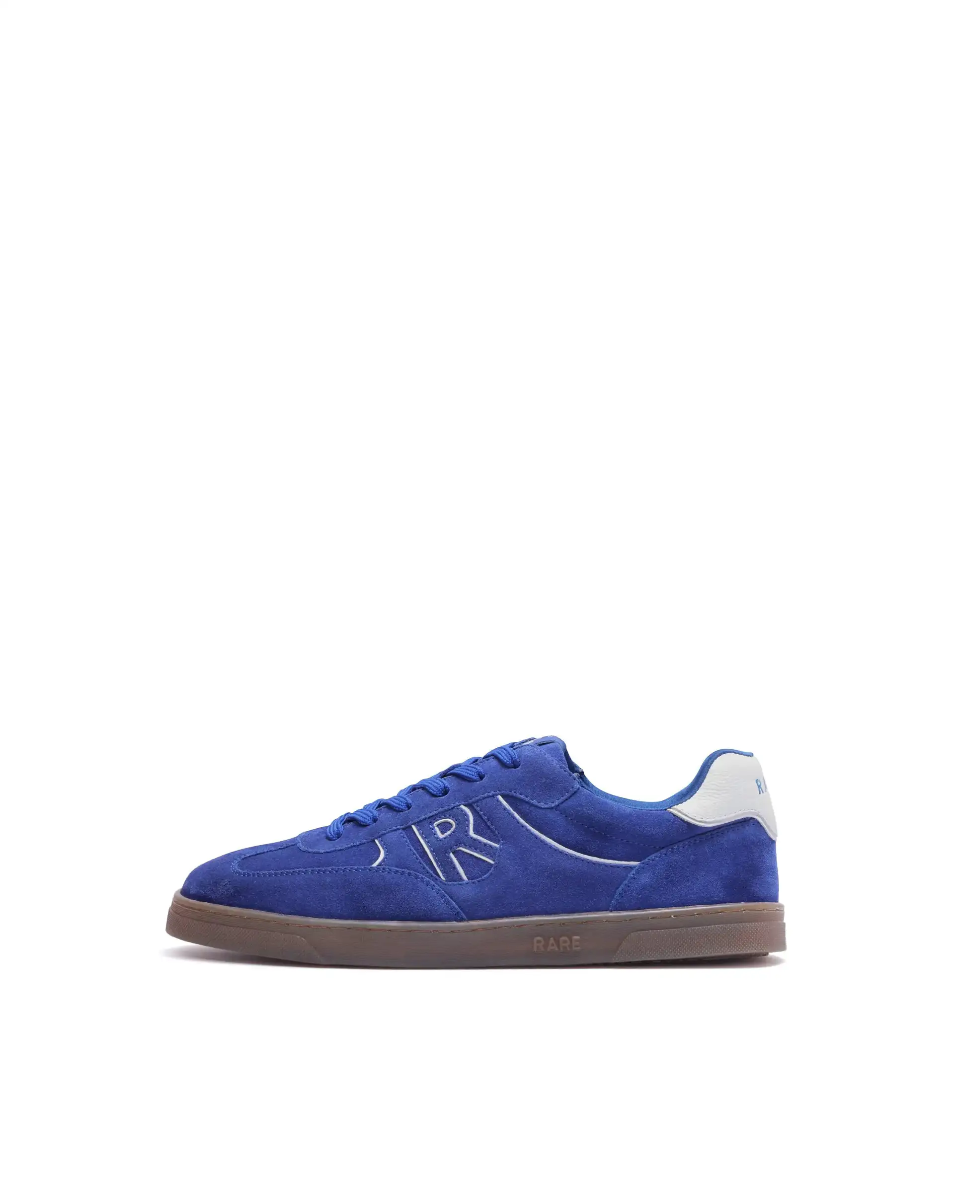 Rare Rabbit Men Zenith Blue Leather Lace-Up Closure Shoes